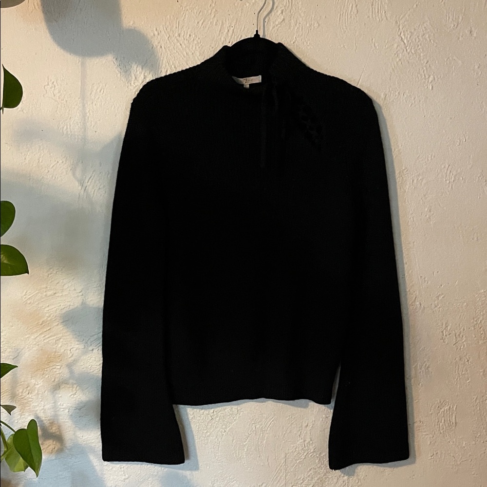 7 For All Mankind Black Women's Sweater - Picture 1 of 8